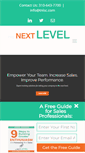 Mobile Screenshot of nextlevelsalesconsulting.com